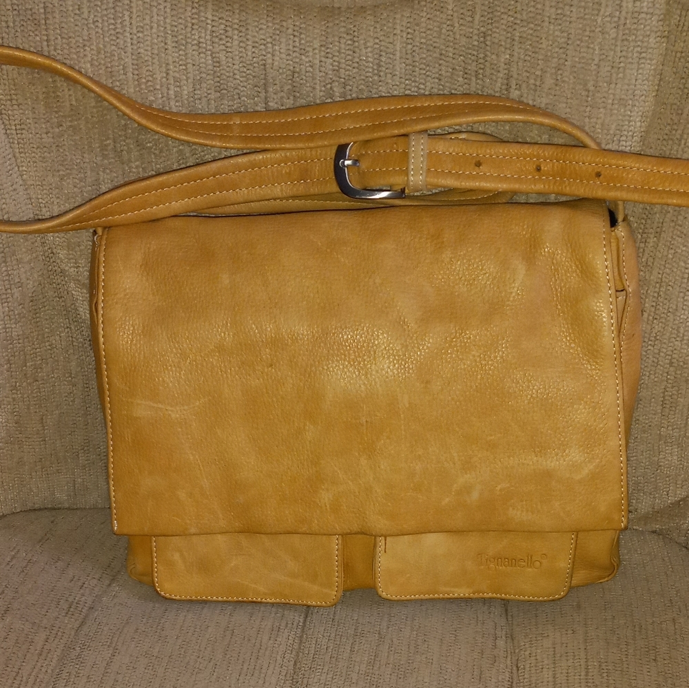 Tignanello Leather Shoulder Bag - Picture 1 of 5